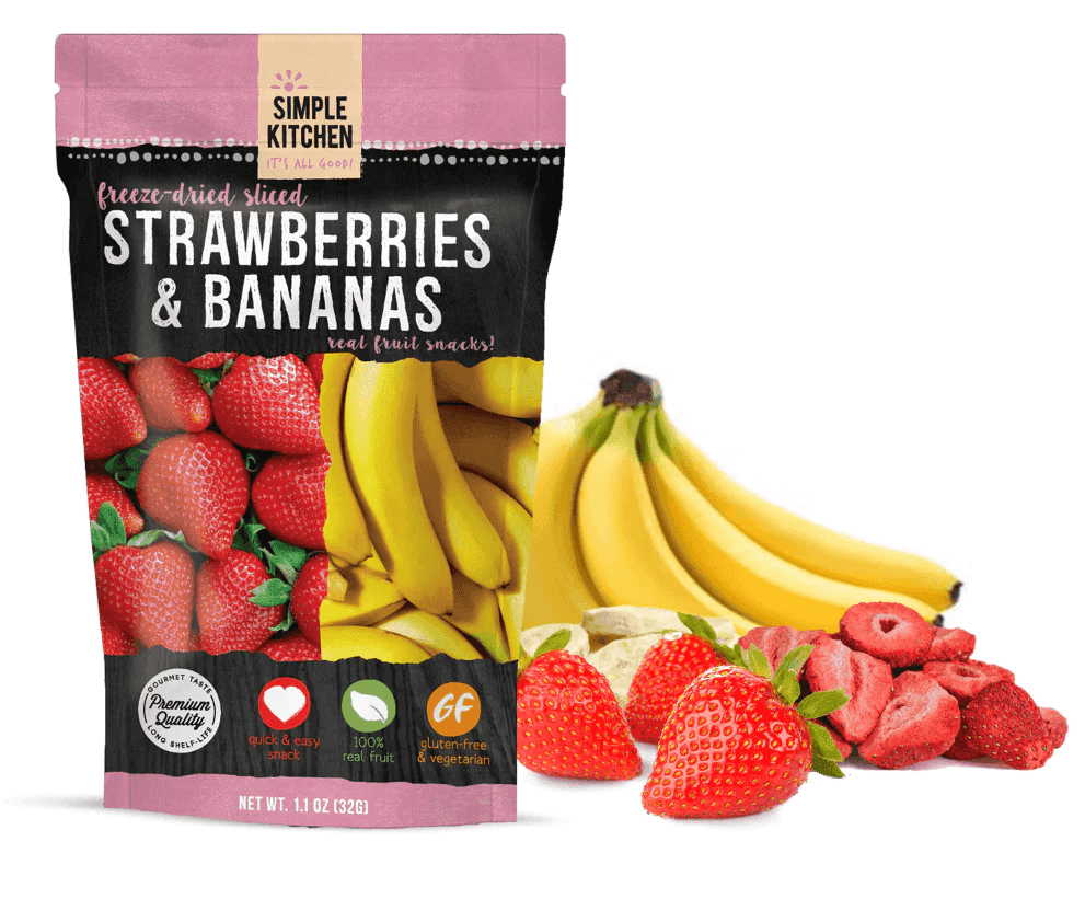 3 Day Adventure Emergency Food Strawberries and Bananas