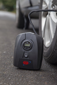 AAA Digital Tire Air Inflator In Use