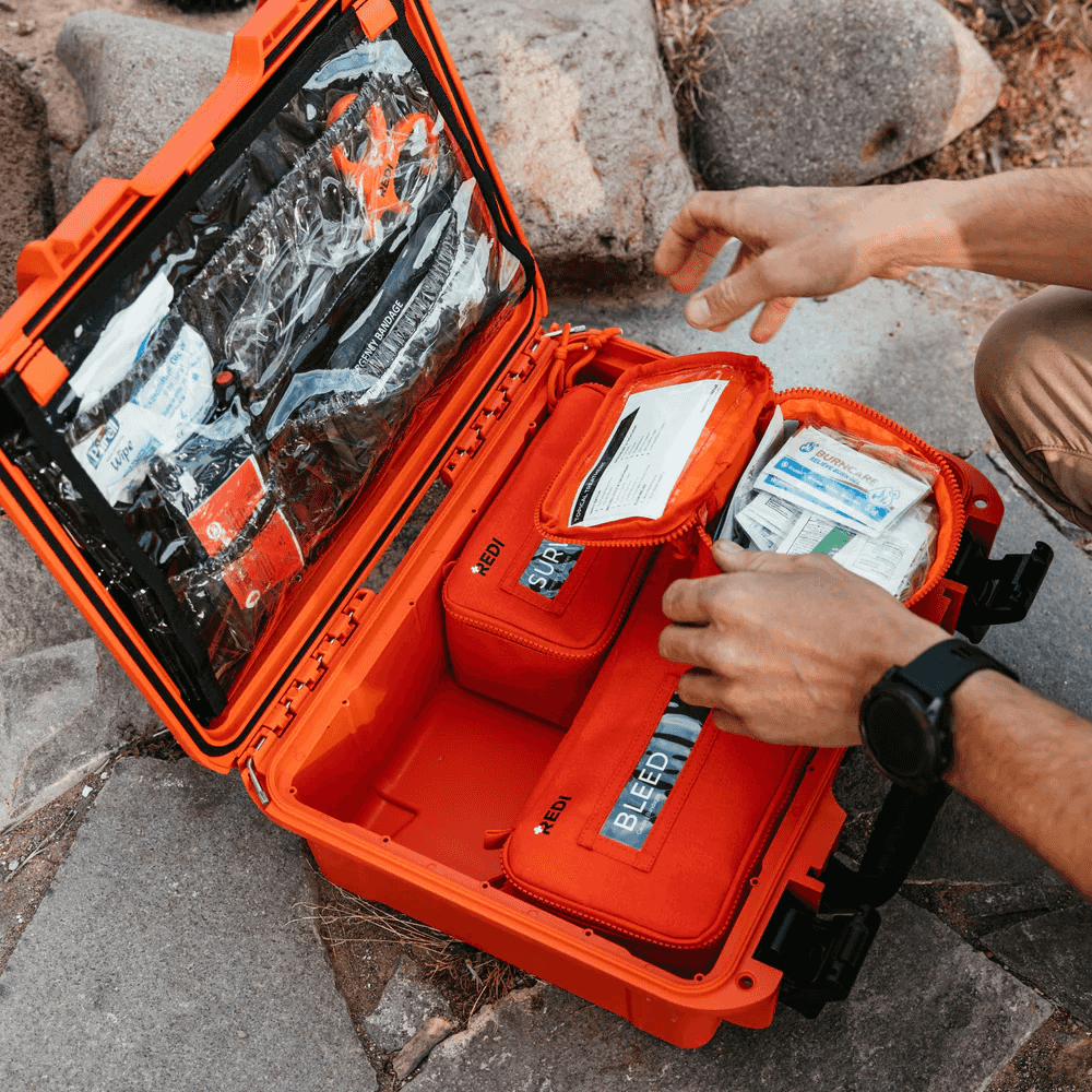 best waterproof auto first aid kit open
