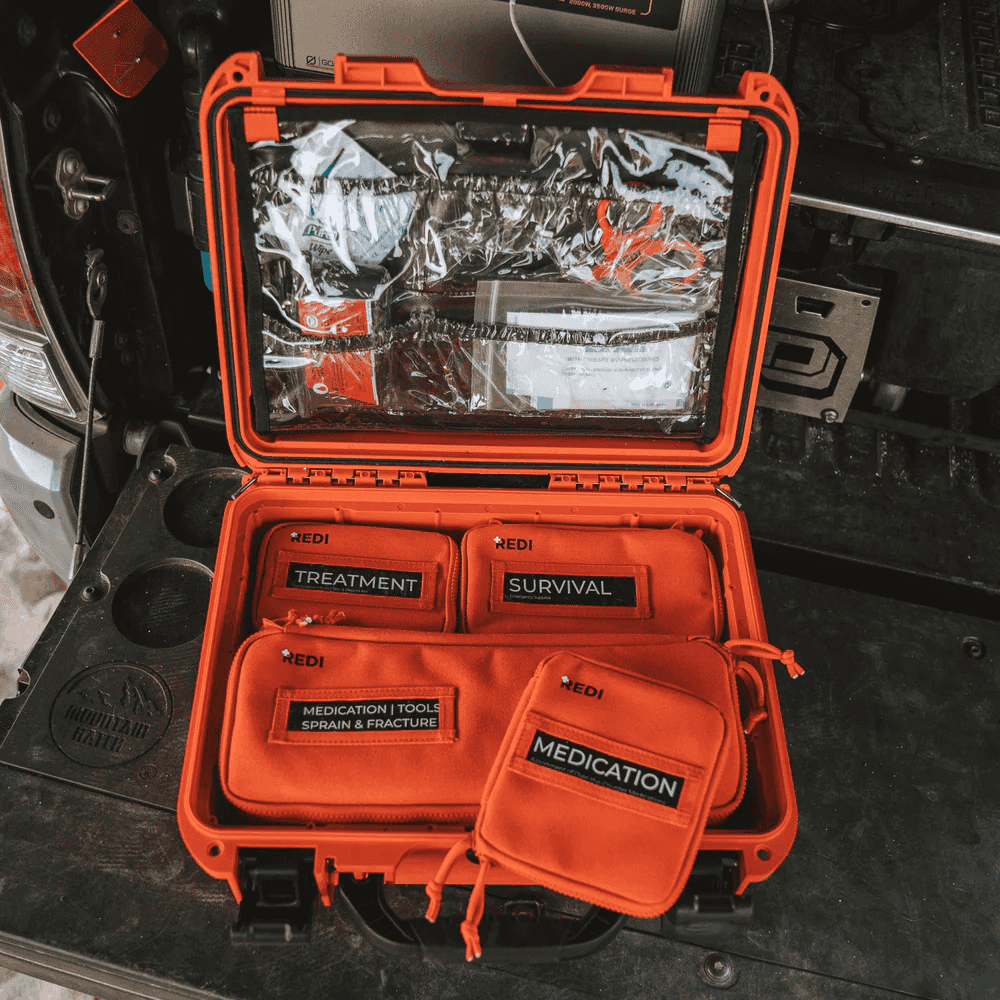 best waterproof auto first aid kit open