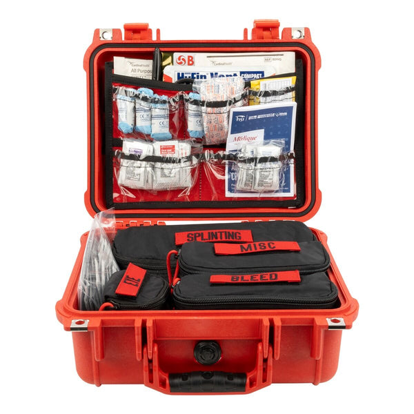 First Aid Trauma Kit Class B Hard Case Open Front