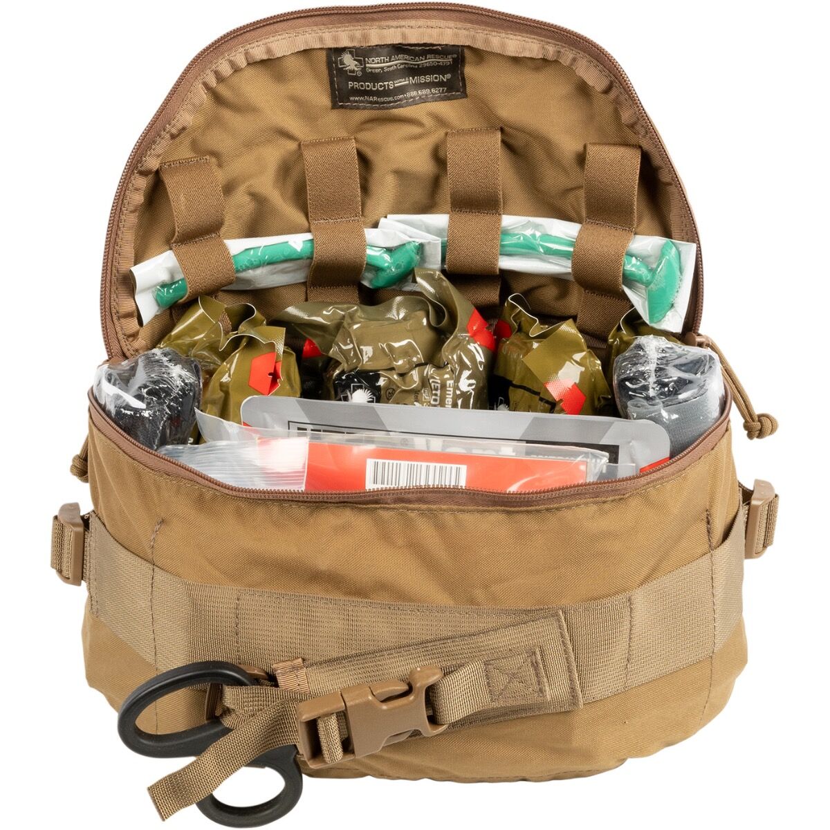 Tactical Rapid Deployment Kit Case Coyote Front Open