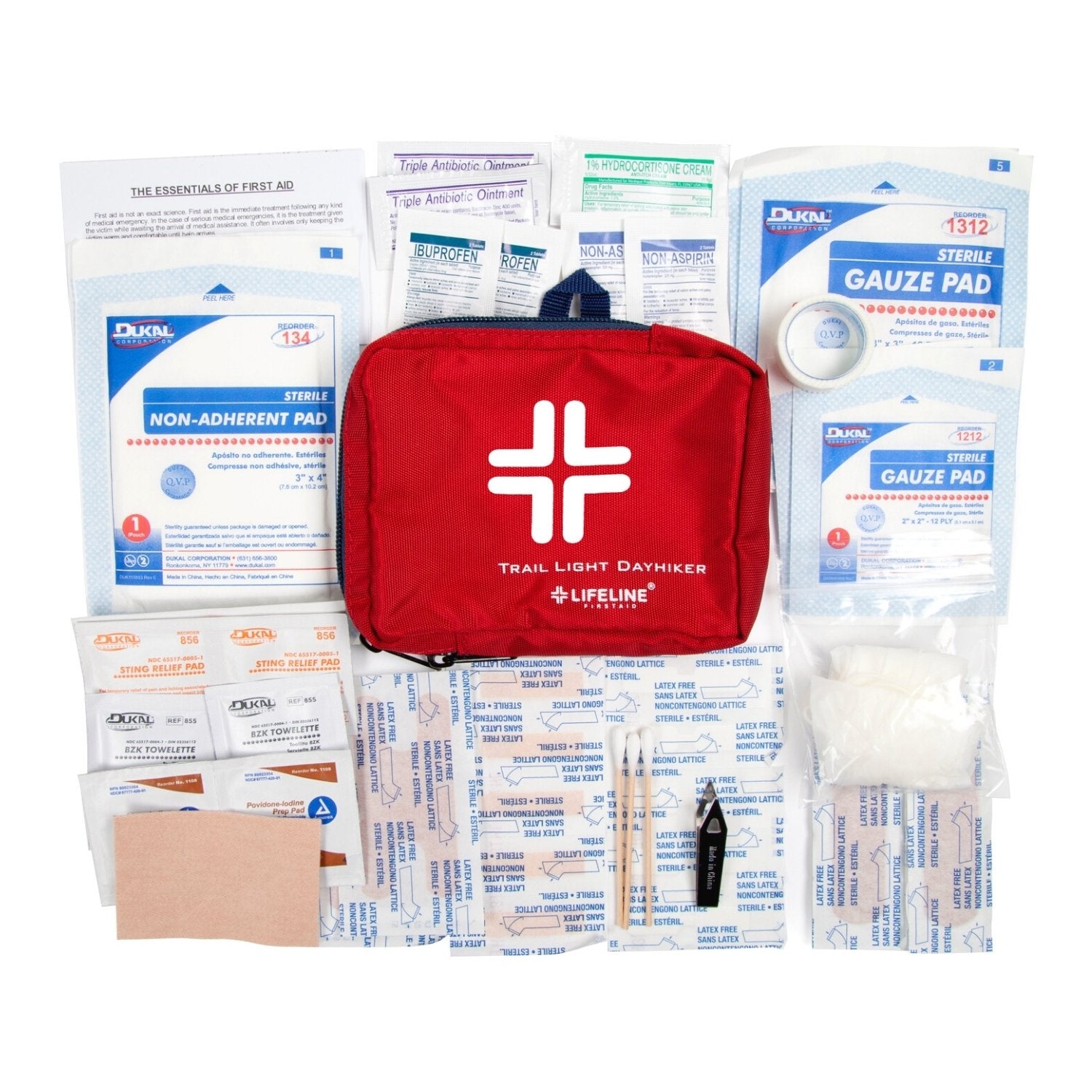 The MEDIC first aid kit - standard version with essential and trauma medical supplies