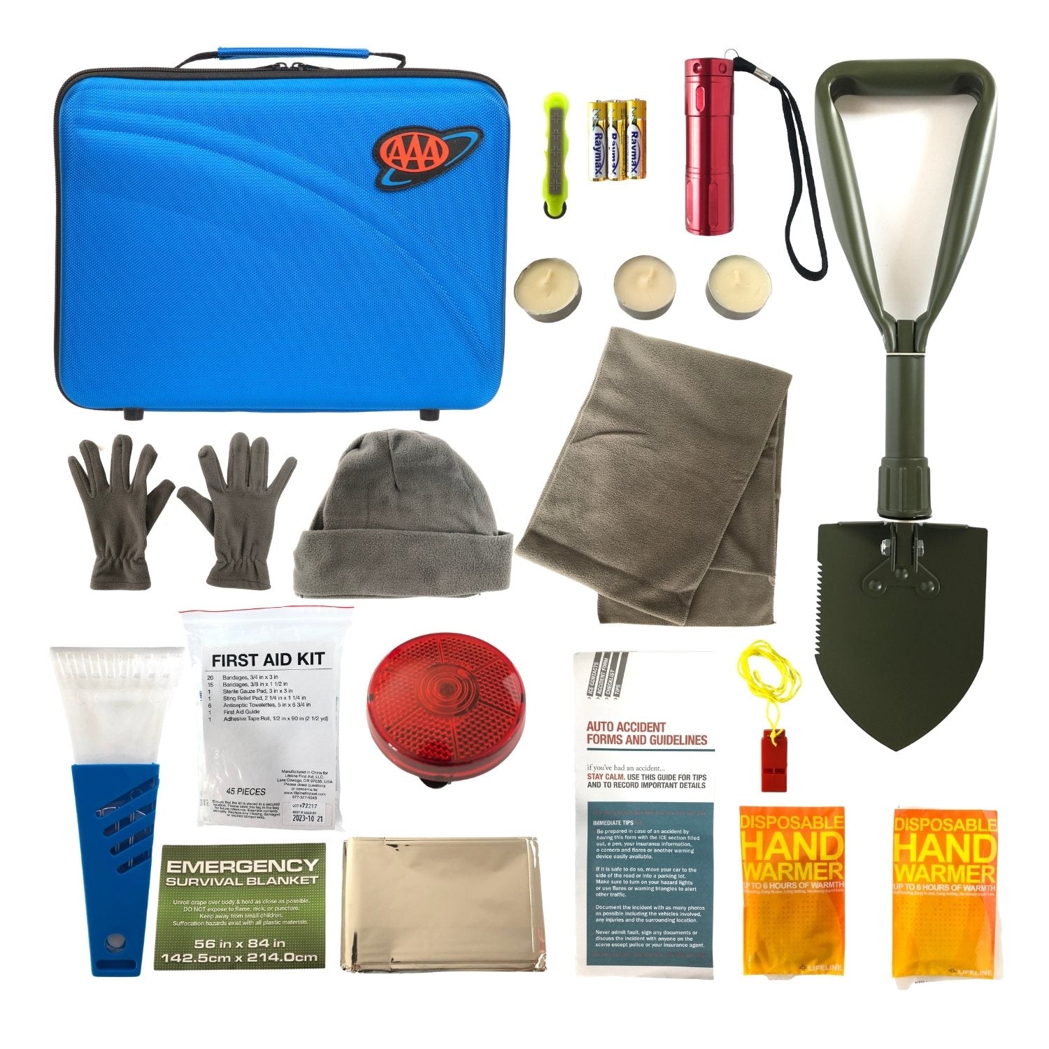 1 Person Survival Vehicle First Aid Kits | More Prepared